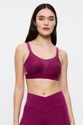 Sportbeha Triaction Hybrid Lite - Bordeauxrood