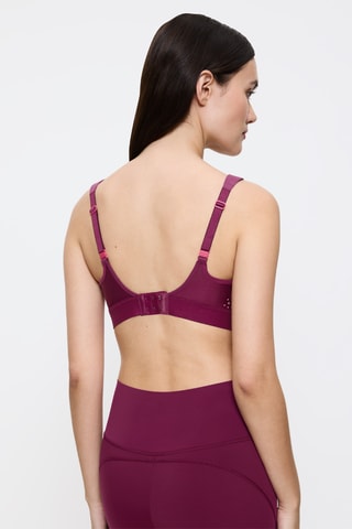 Sportbeha Triaction Hybrid Lite - Bordeauxrood