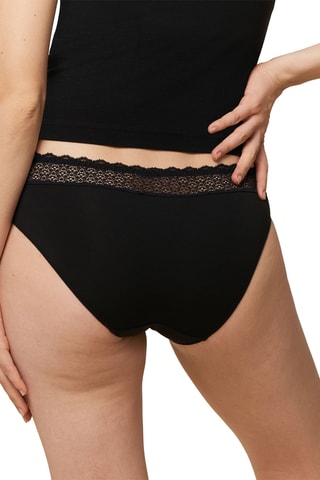 3 Slips Feel of Modal - Zwart