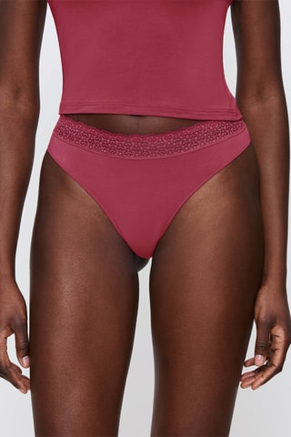 String Feel of Modal - Bordeauxrood