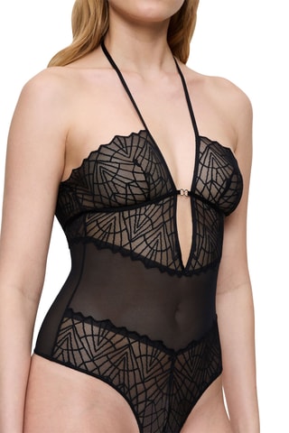 Stringbodysuit That Night In Vegas - Zwart