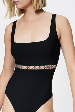 Bodysuit Palina Cosmic Heartbeat - Zwart