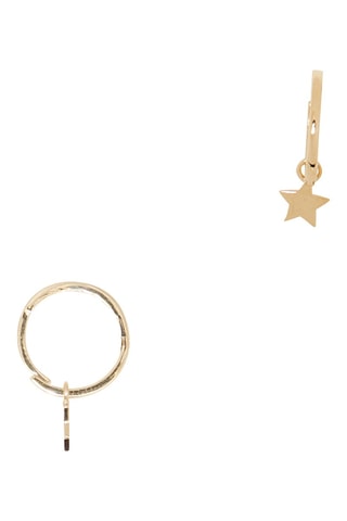 Orecchino a cerchio Isis - Oro giallo