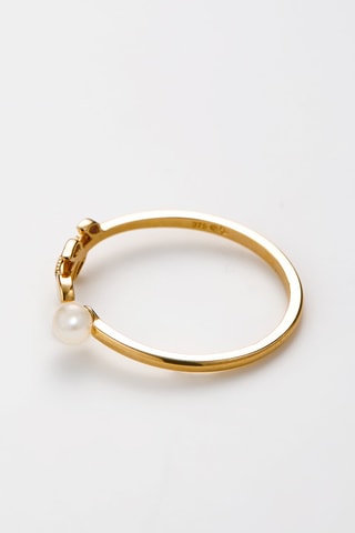 Anello Oli - 
Oro giallo e perla coltivata