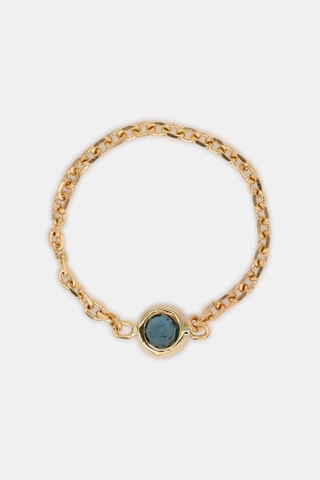 Anello Arden - Oro giallo e topazio