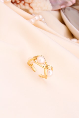 Anillo - Chapado en oro amarillo