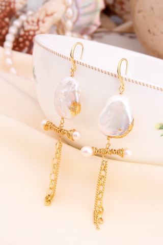 Pendientes - Chapado en oro amarillo