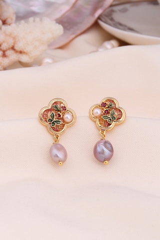 Pendientes - Chapado en oro amarillo