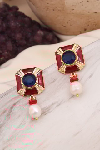 Pendientes - Ojos de gato y perlas cultivadas