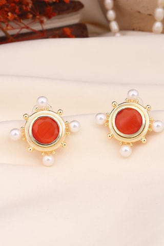 Dormilonas - Chapado en oro amarillo y ojos de gato