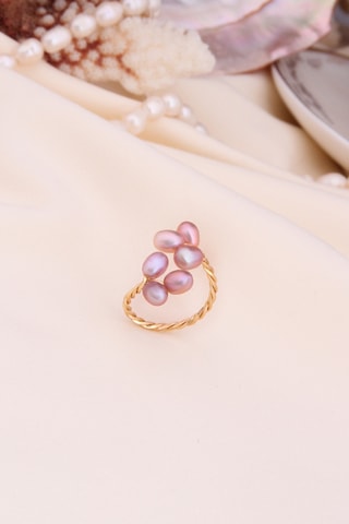 Anillo - Chapado en oro amarillo