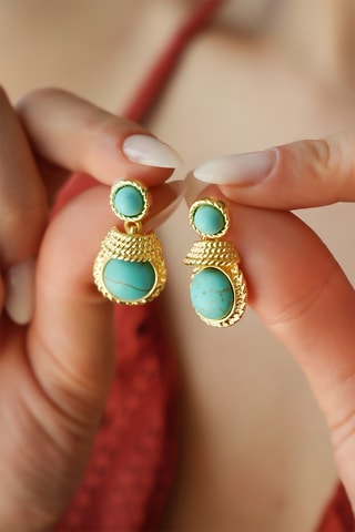 Pendientes - Turquesas