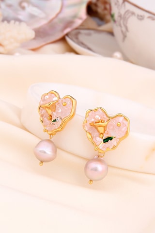 Pendientes - Chapado en oro amarillo