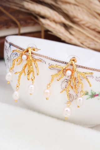 Pendientes - Chapado en oro amarillo