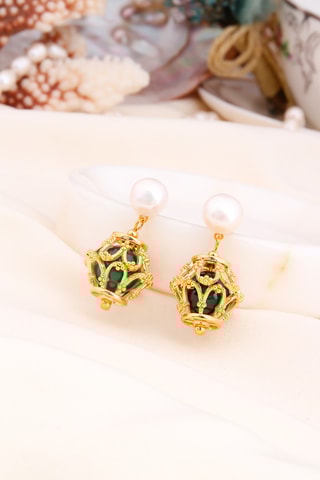 Pendientes - Chapado en oro amarillo