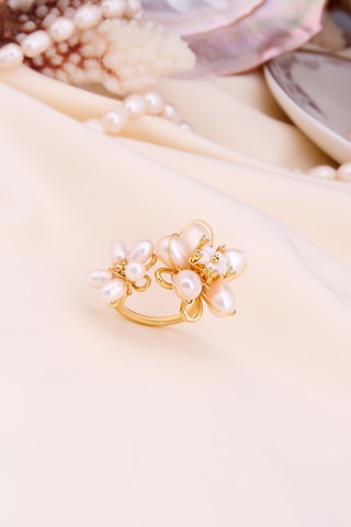 Anillo - Chapado en oro amarillo