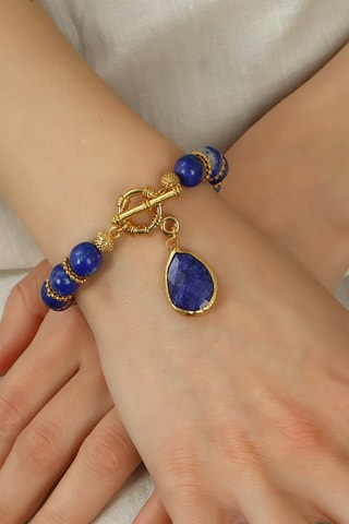 Pulsera - Lapislázuli y zafiro