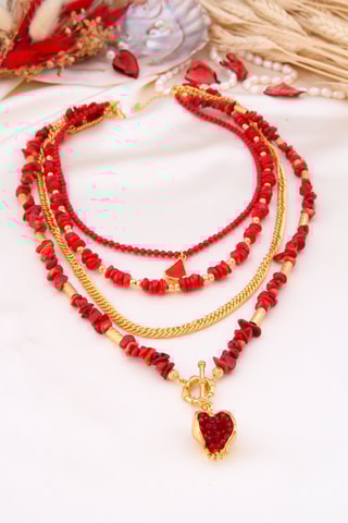 Collar Piedra de coral