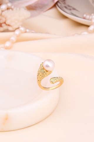 Anillo - Chapado en oro amarillo