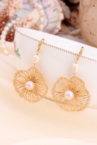 Pendientes - Chapado en oro amarillo