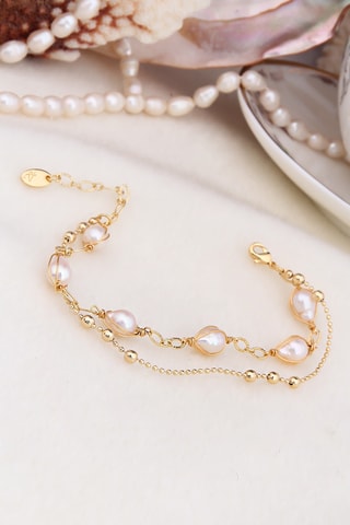 Pulsera - Chapado en oro amarillo