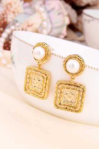 Pendientes - Chapado en oro amarillo