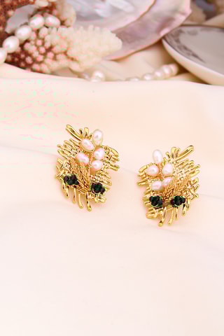 Pendientes - Chapado en oro amarillo