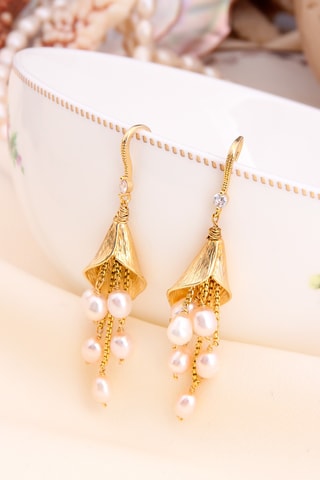 Pendientes - Chapado en oro amarillo