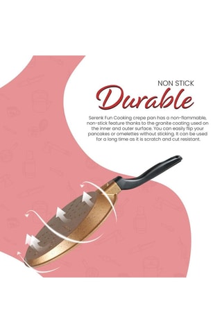 Sartén crepera Serenk Fun Cooking Daphne - 22 cm