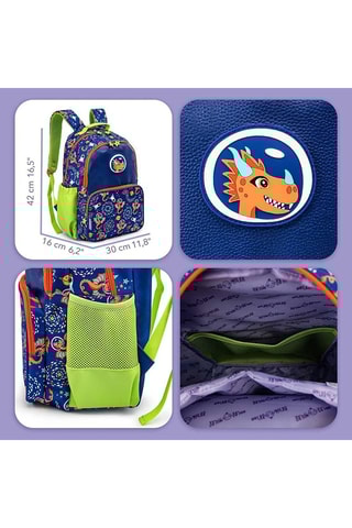 Mochila Milk&Moo Ponix Ponix - Azul