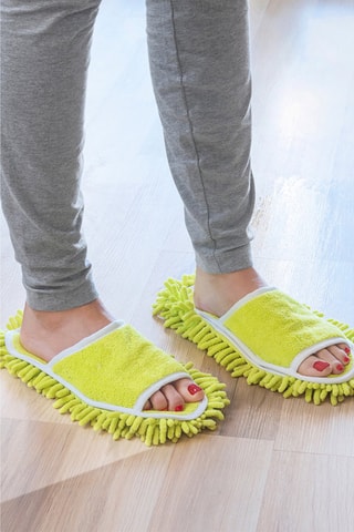 Ciabatte pulisci pavimenti - Giallo fluo