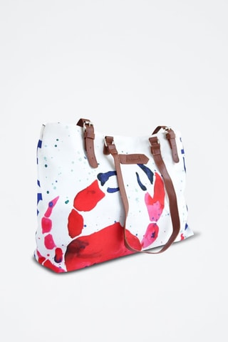 Bolso shopper Anemoss - Blanco