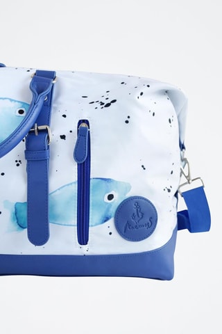 Bolsa de viaje Anemosh Fish - Blanco