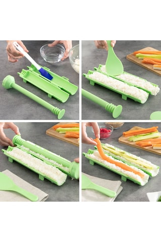 Juego de sushi con recetas - 3 piezas