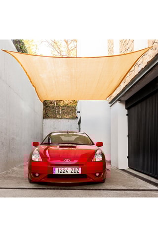 Tenda a vela rettangolare - 2 x 3 m - Beige