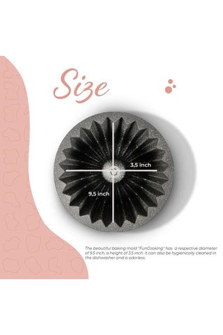 Molde de bizcocho Serenk Fun Cooking Star - 26 cm