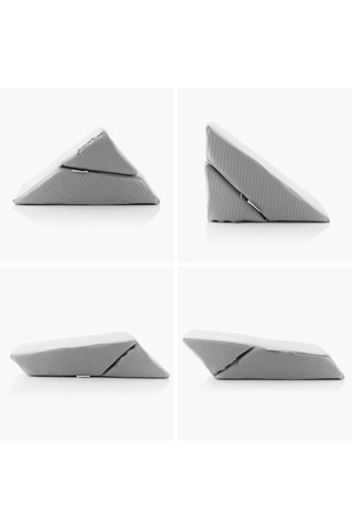 Almohada multiposición con doble cojín - Gris