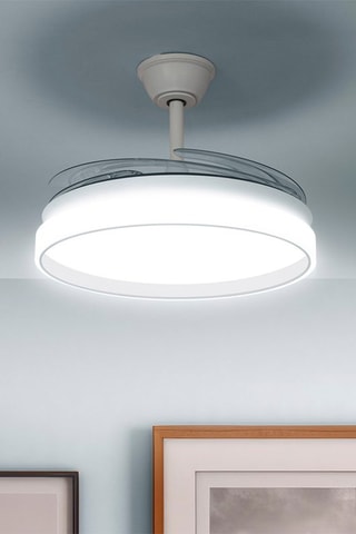 Ventilador de techo con luz LED y mando a distancia Keteez - 72 W