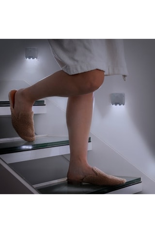 2 lámparas LED con detector de movimiento