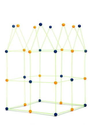 Juego de ajedrez de memoria y kit de construcción de fuertes - Desde 3 años