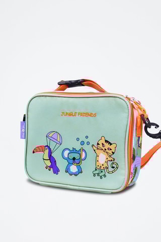 Bolsa portalimentos Milk&Moo Jungle Friends - Verde claro