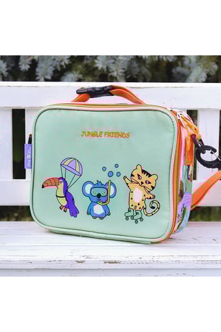Bolsa portalimentos Milk&Moo Jungle Friends - Verde claro