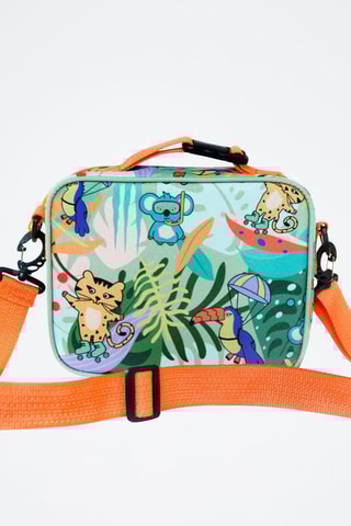Bolsa portalimentos Milk&Moo Jungle Friends - Verde claro