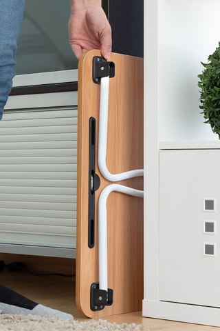 Cojín y mesa auxiliar - 70 x 45 x 45 / 60 x 27 x 40 cm