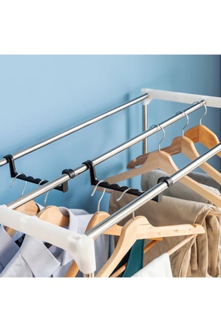 Tendedero eléctrico de 2 pisos