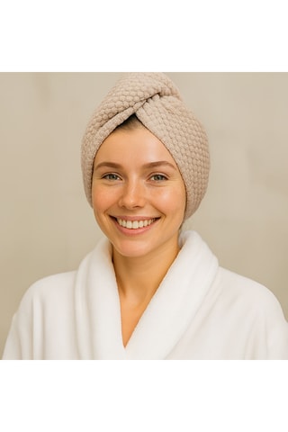 Toalla para el cabello Beautifly - Beige