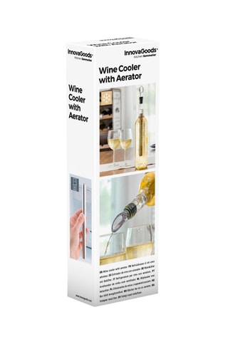 Enfriador de botellas de vino de acero inoxidable con aireador