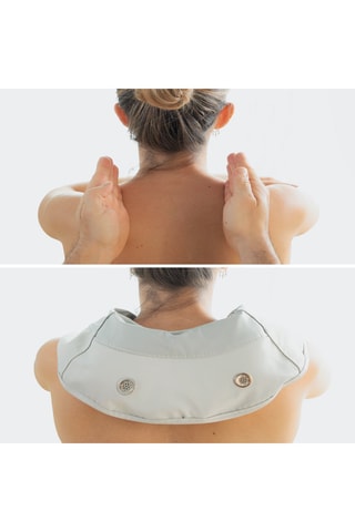 Masajeador de cuello 2 en 1 - Gris