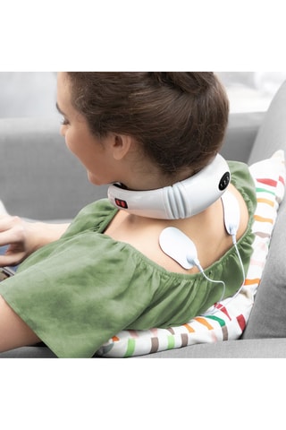 Masajeador electromagnético para el cuello y la espalda