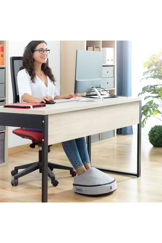 Masajeador de shiatsu térmico 2 en 1 - Gris